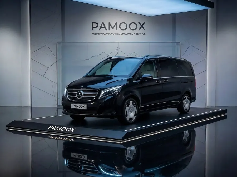 Schwarzer Mercedes V-Klasse Van — Business Van